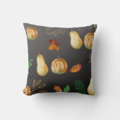 褐色秋収穫自然ヴィンテージ クッション (正面)