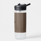 褐色花紅ポピー ウォーターボトル (左面)