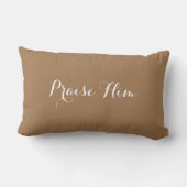 褒めてやれ ランバークッション (裏面)