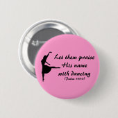 褒める踊り 缶バッジ (正面&裏面)