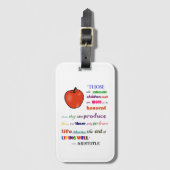 褒め称える先生 ラゲッジタグ (正面縦)