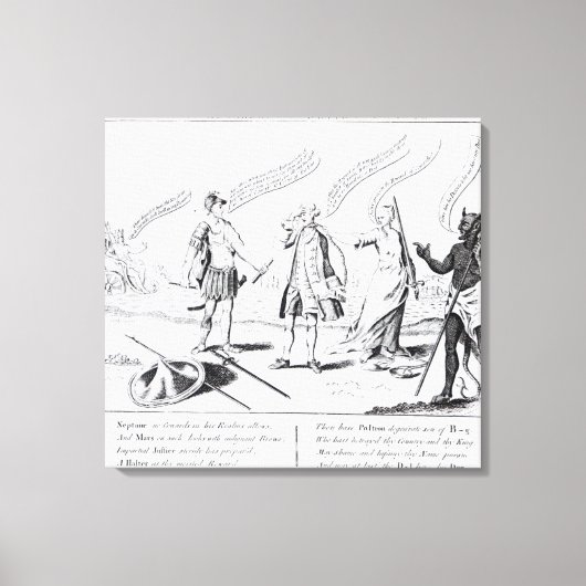 褒美を与えれば悪魔は彼を得る キャンバスプリント (正面)