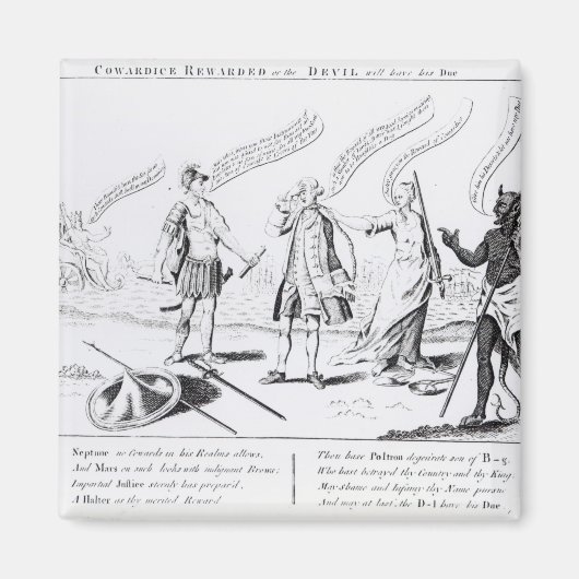 褒美を与えれば悪魔は彼を得る マグネット (正面)