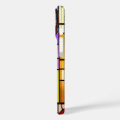 襟の付いたカラフル犬 Case-Mate iPhoneケース (裏面 / 左)