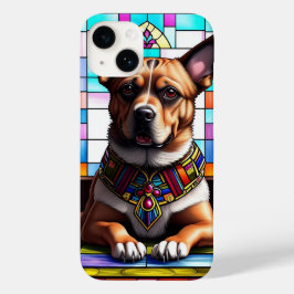襟の付いたカラフル犬 Case-Mate iPhone 14ケース