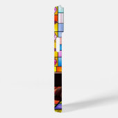 襟の付いたカラフル犬 Case-Mate iPhoneケース (裏面 / 右)