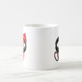 襟首をつかまれた男性の記号 コーヒーマグカップ (中央)