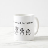 ""襲う後で収穫するか今植わる何 コーヒーマグカップ (正面右)