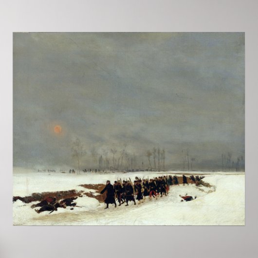 襲撃に向かう歩兵列 ポスター (正面)