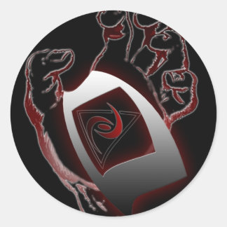 襲撃者の最高位ステッカー ラウンドシール