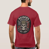 襲撃者の荒廃地獄 あなたは死んだ Tシャツ (裏面)