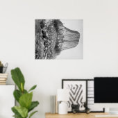 西から悪魔の塔落ちた ポスター (ホームオフィス)