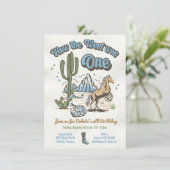 西がワンカウボーイ誕生日少年だった方法 招待状 (スタンド正面)