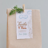 西が一つのメッセージカード ギフトタグ