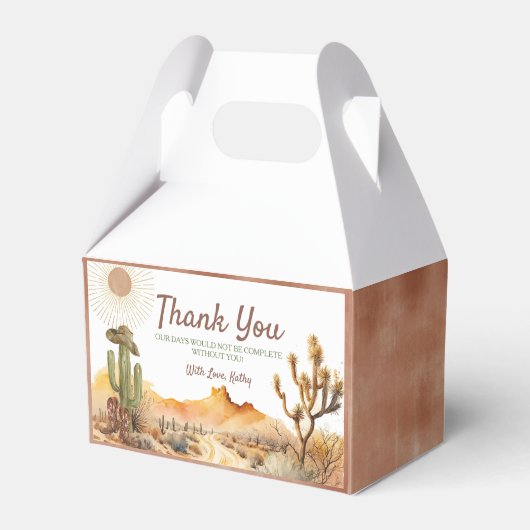 西が一つの誕生日パーティーカウボーイだった方法 フェイバーボックス (正面サイド)