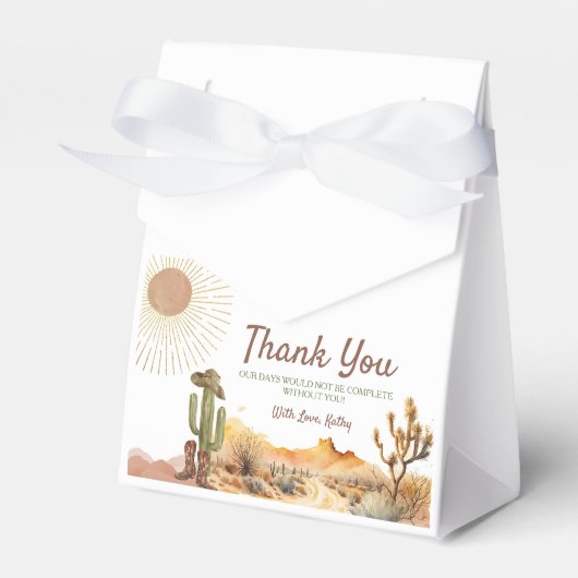 西が一つの誕生日パーティーカウボーイだった方法 フェイバーボックス (正面サイド)