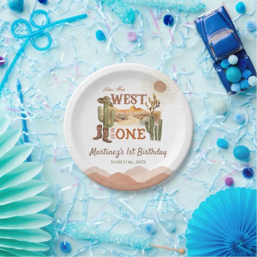 西が一つの誕生日パーティーカウボーイだった方法 ペーパープレート (パーティー)
