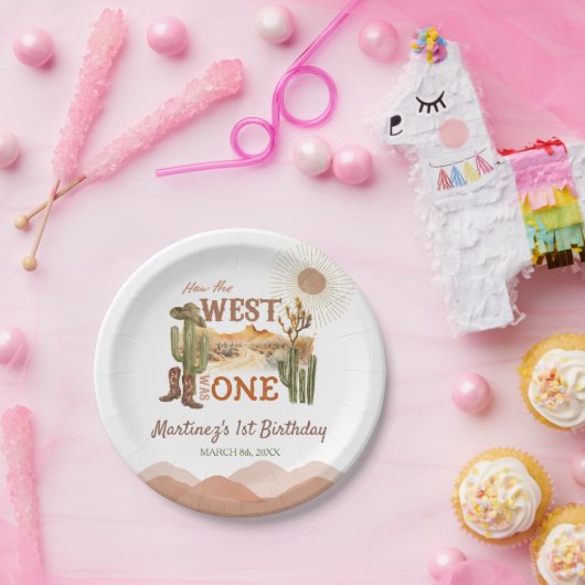 西が一つの誕生日パーティーカウボーイだった方法 ペーパープレート (パーティー)