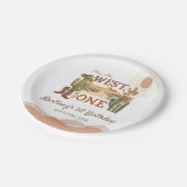 西が一つの誕生日パーティーカウボーイだった方法 ペーパープレート (アングル)