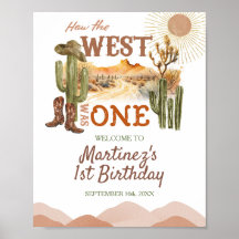 西が一つの誕生日パーティーカウボーイ歓迎だった方法