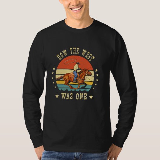 西が最初のロデオ誕生日Tシャツの一つ Tシャツ (正面)