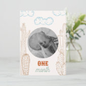 西が月に1枚の写真バナーカードだった方法 招待状 (スタンド正面)