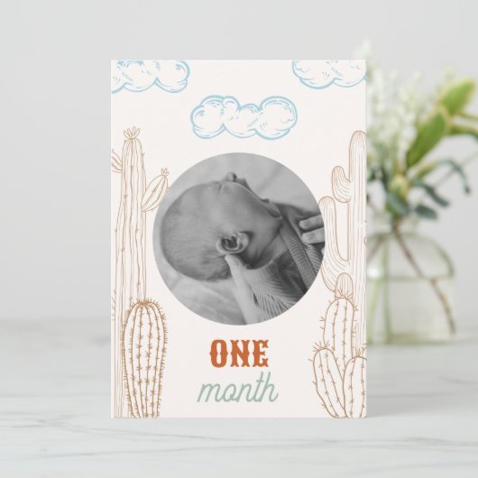 西が月に1枚の写真バナーカードだった方法 招待状 (スタンド正面)