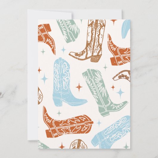 西が月に1枚の写真バナーカードだった方法 招待状 (裏面)