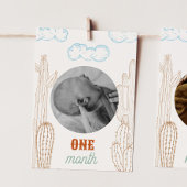 西が月に1枚の写真バナーカードだった方法 招待状