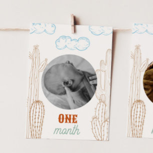 西が月に1枚の写真バナーカードだった方法 招待状