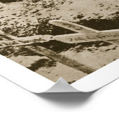 西では何も新しい：ドイツの墓地フラン ポスター (角)