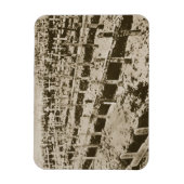 西では何も新しい：ドイツの墓地フラン マグネット (縦)