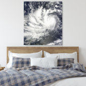 西に向かう台風パルマ キャンバスプリント (インサイチュ (寝室))