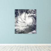 西に向かう台風パルマ キャンバスプリント (インサイチュ (ウッドフロア))