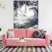 西に向かう台風パルマ キャンバスプリント (インサイチュ (リビング))