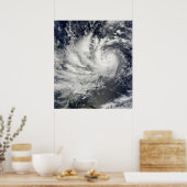 西に向かう台風パルマ ポスター (キッチン)