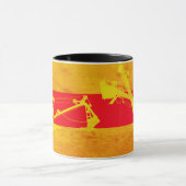 西に向かって初期ケーブルショベルを操作エンジニア マグカップ (中央)