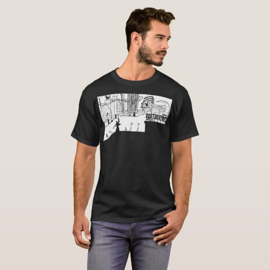 西に見える Tシャツ (正面フル)