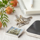 西にSiによって設計されているセントポールのカテドラルの前部 キーホルダー (側面)