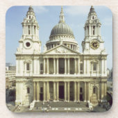 西にSiによって設計されているセントポールのカテドラルの前部 コースター (正面)