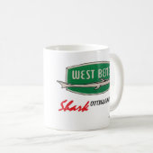 西のくねりの"鮫"の船外モーター11のOz。 マグ (正面右)