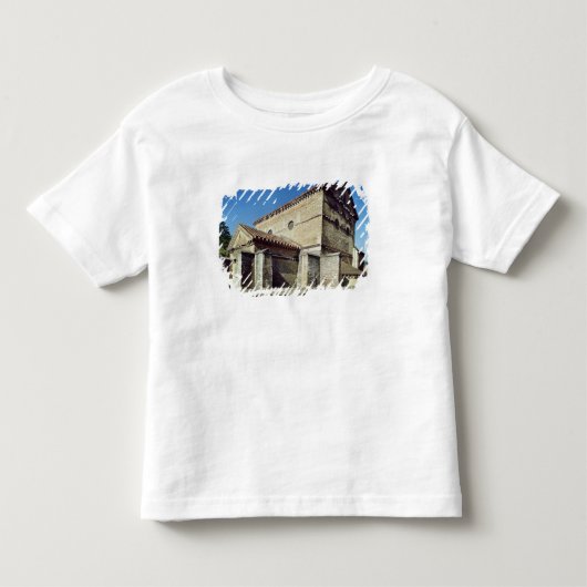 西のアプスおよびapsidioleの眺め トドラーTシャツ (正面)