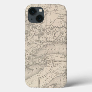西のカナダの甲革 iPhone 13ケース