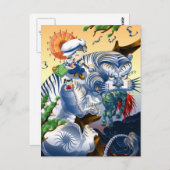 西のガーディアン – Tiger ポストカード (正面/裏面)