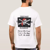 西のコースターワイシャツアレキシス Tシャツ (裏面)