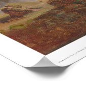 西のシーンとインディアンキャンプ(1275) ポスター (角)