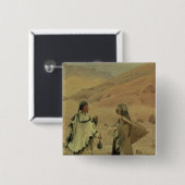 西のチベット人1875年 缶バッジ (正面&裏面)