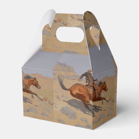 西のパーティーの好意またはギフトボックス野生の西 フェイバーボックス (裏面サイド)