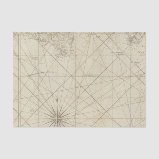 西のフロリダおよびルイジアナの海岸 薄葉紙 (正面)