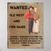 西のポスター銃撃者が指名手配 ポスター (正面)